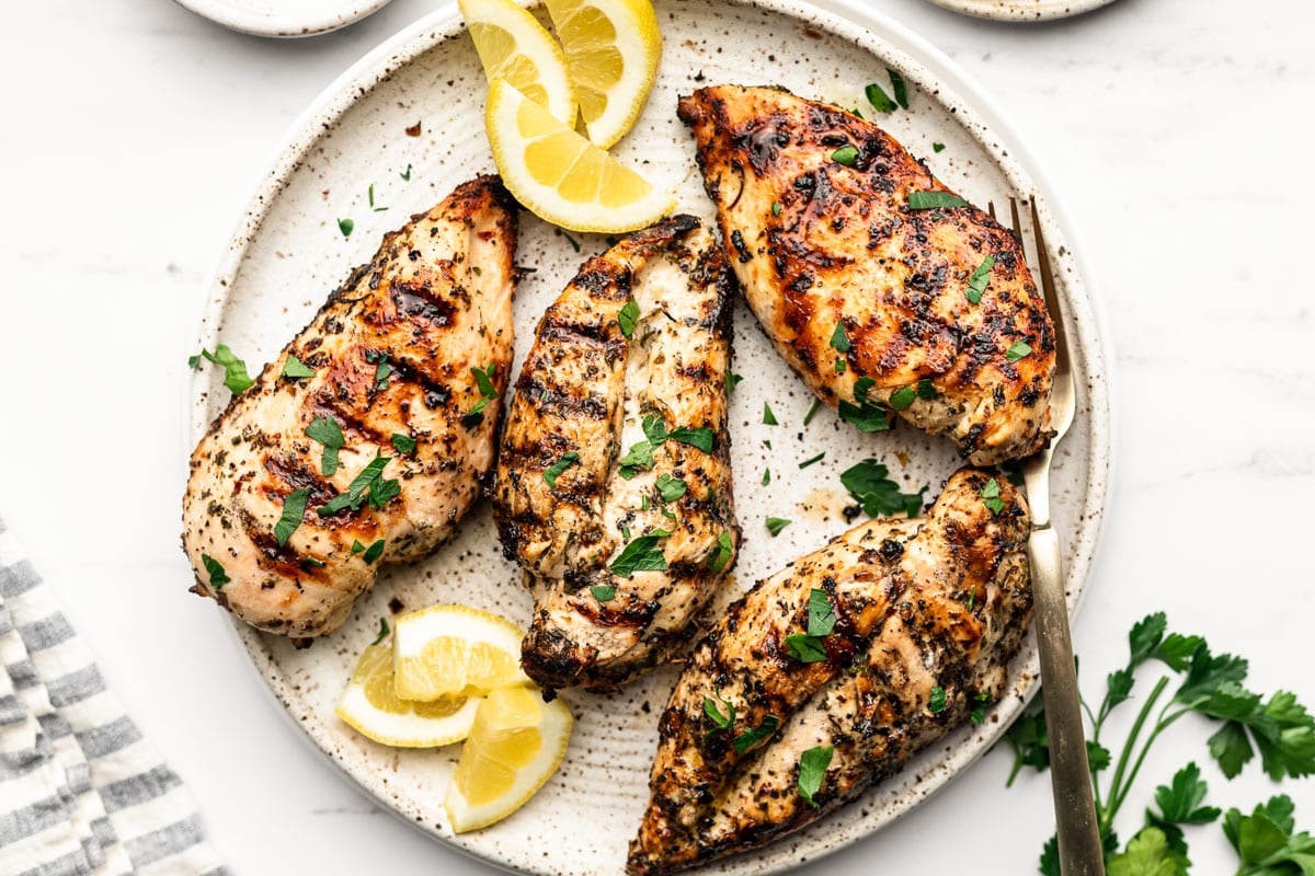 Lemon Herb Marinated Grilled Chicken