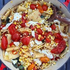 Summer Corn Tomato Pasta