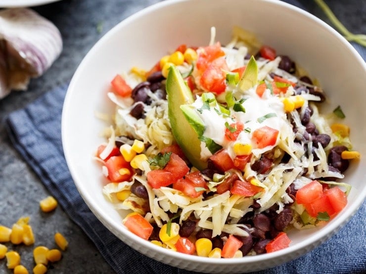 Quinoa Black Bean Burrito Bowls