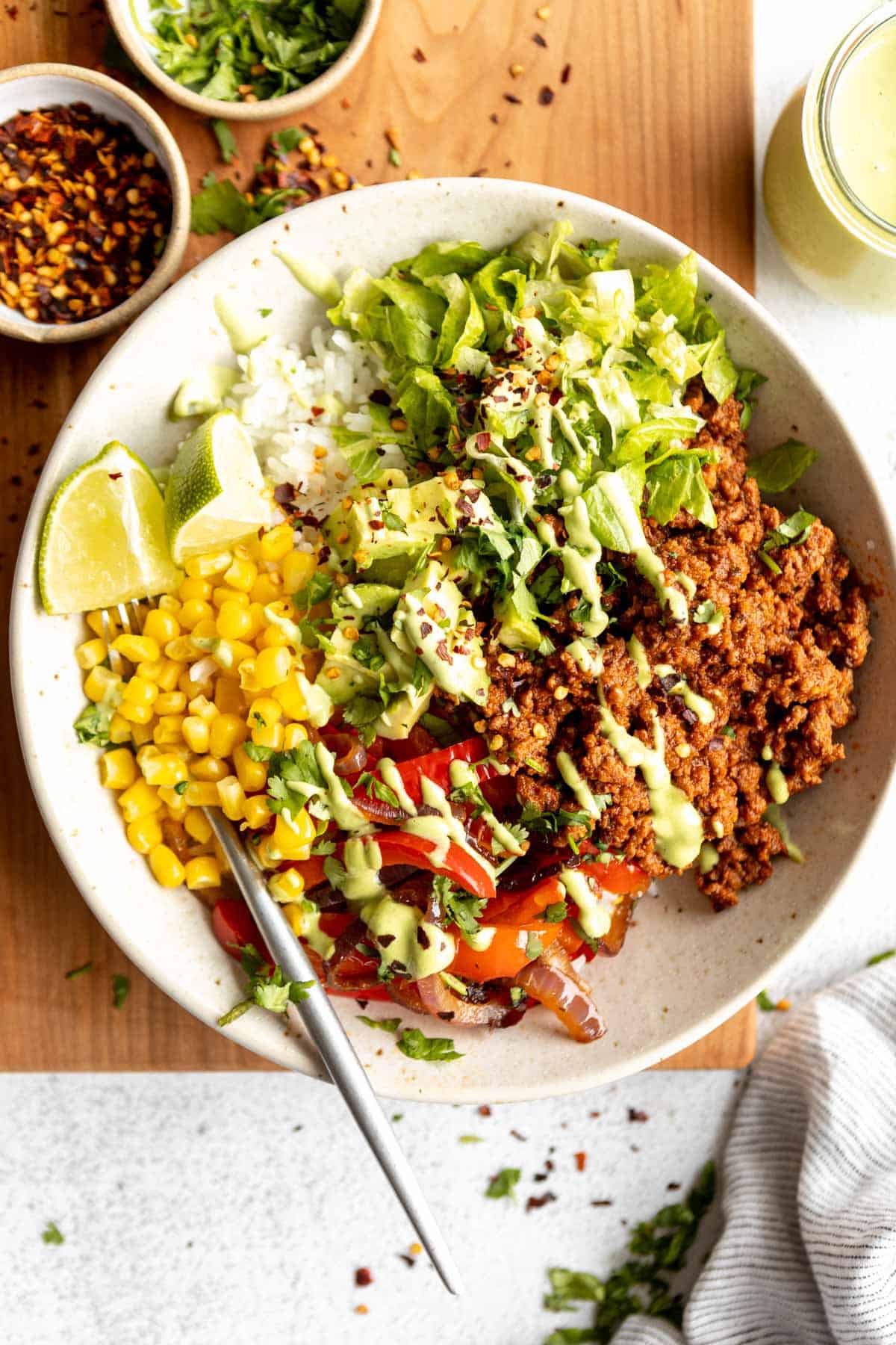 Ground Beef Taco Bowls