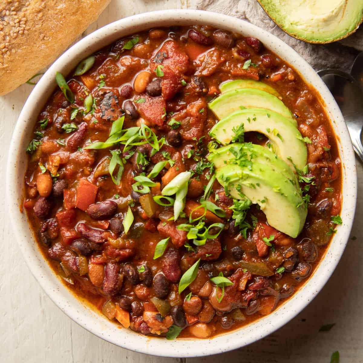 Vegetarian Slow Cooker Chili