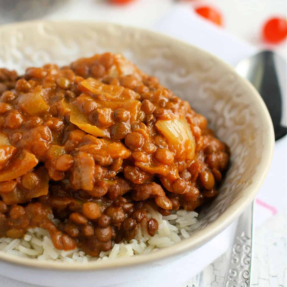 Slow Cooker Lentil Curry.