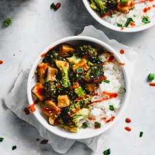 Takeout Inspired Tofu and Broccoli