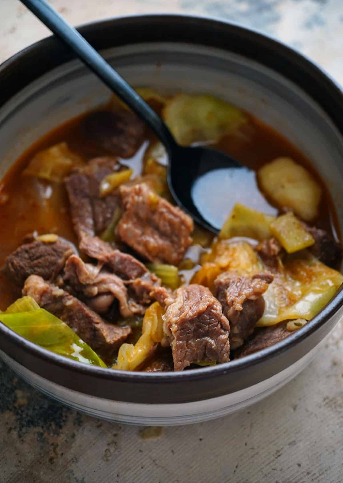 Beef and Cabbage Stew Recipe