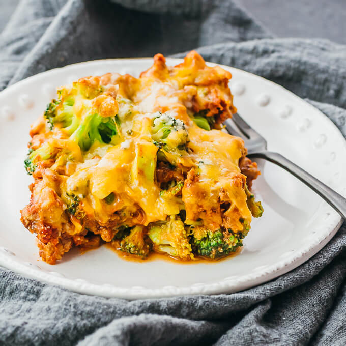 Ground Beef & Broccoli Casserole