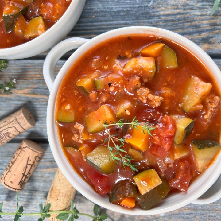 Italian Sausage and Zucchini Tomato Stew