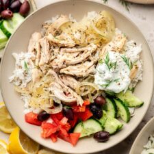 Slow Cooker Greek Chicken