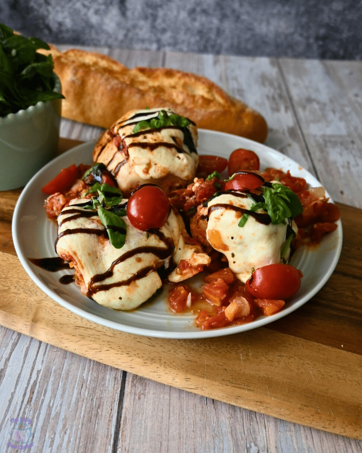 Slow Cooker Caprese Chicken