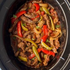 Slow Cooker Steak Fajitas