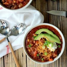 Crock Pot Vegetarian Chili