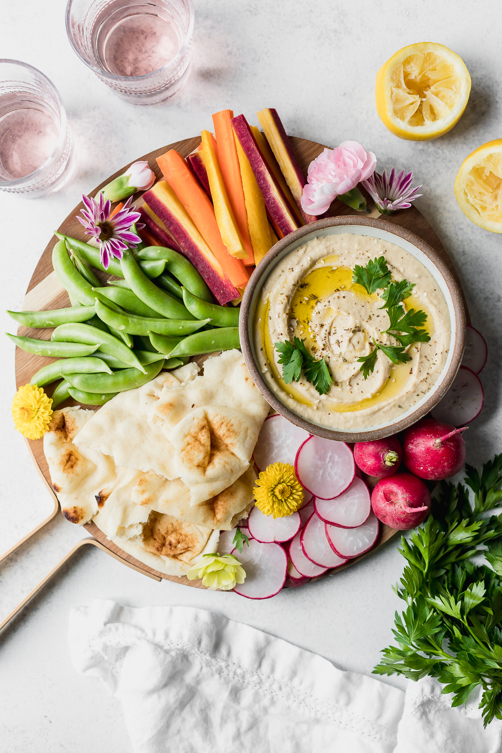 Spring Hummus Platter