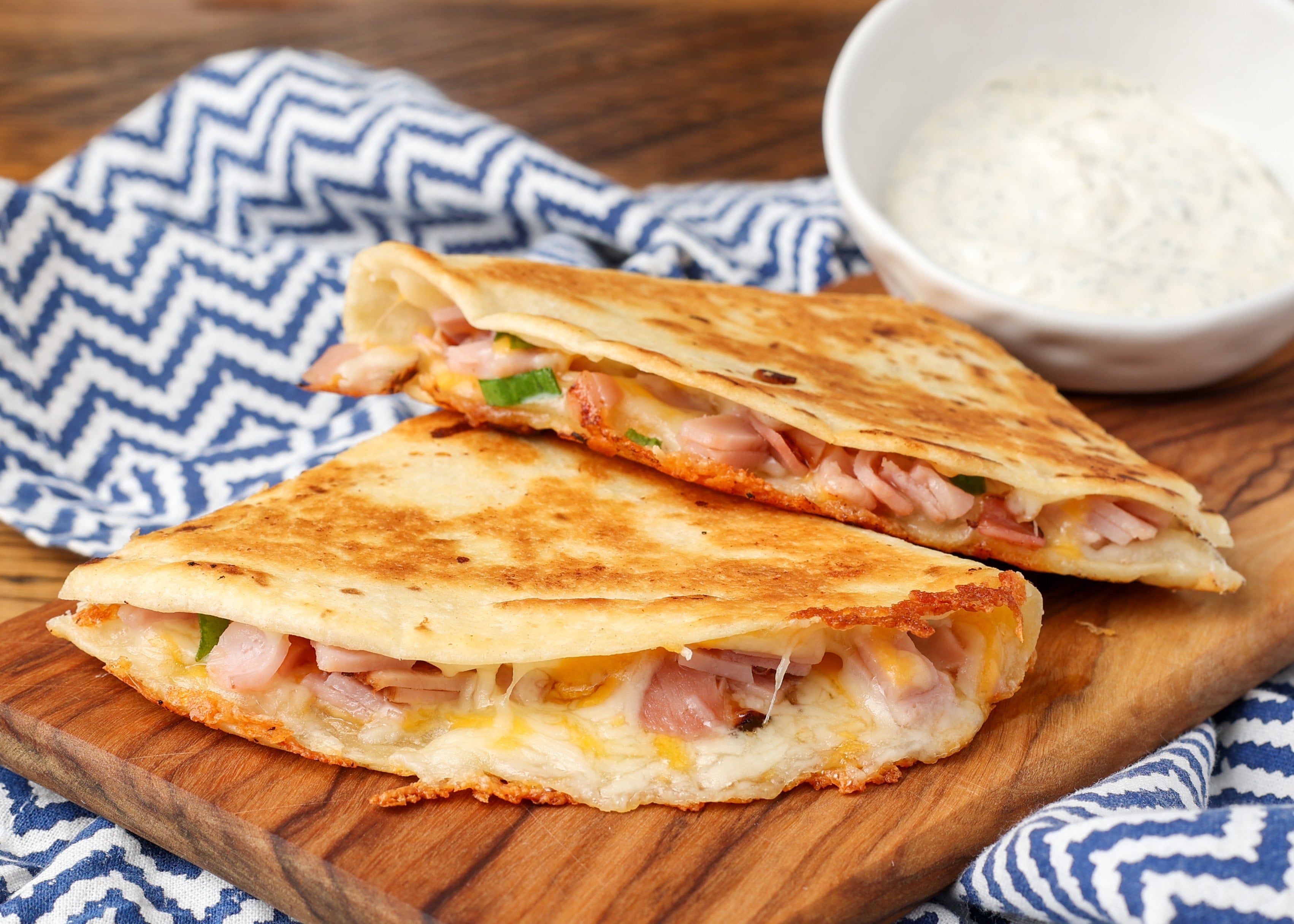 Ham and Cheese Quesadilla