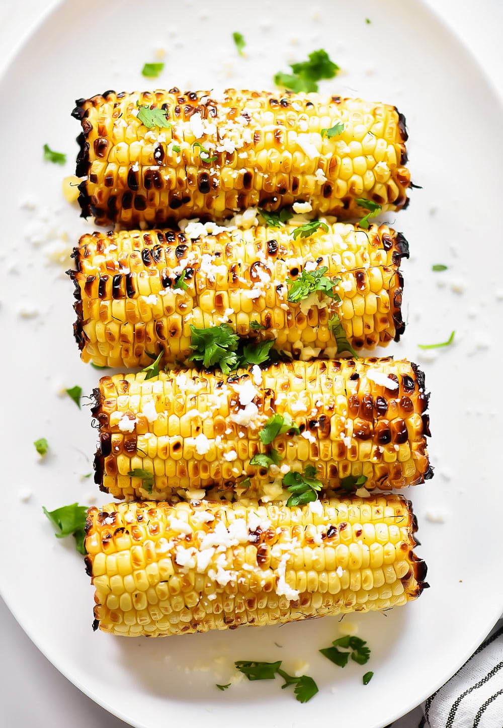 Grilled Corn with Cilantro-Lime Butter