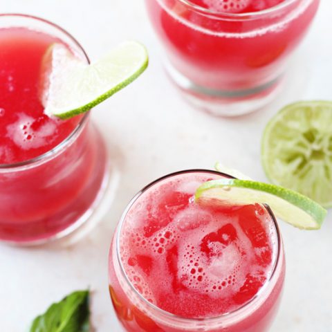 Watermelon Basil Agua Fresca