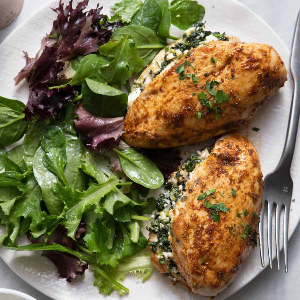 6. Spinach Feta Stuffed Chicken Recipe