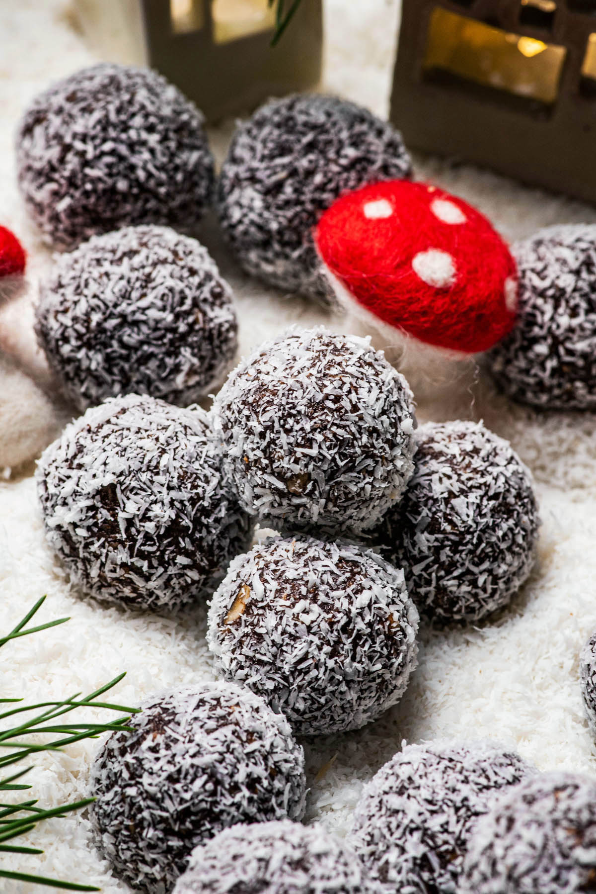 No-Bake Chocolate Coconut Balls