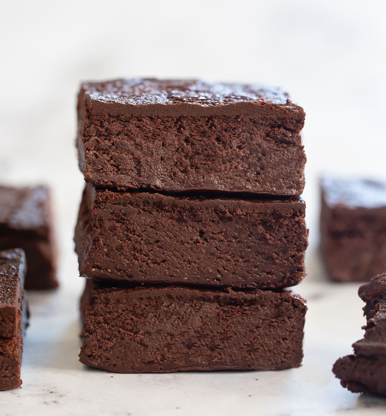 3 Ingredient No Bake Brownies