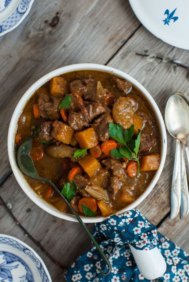 10. Classic Beef Stew with Root Vegetables