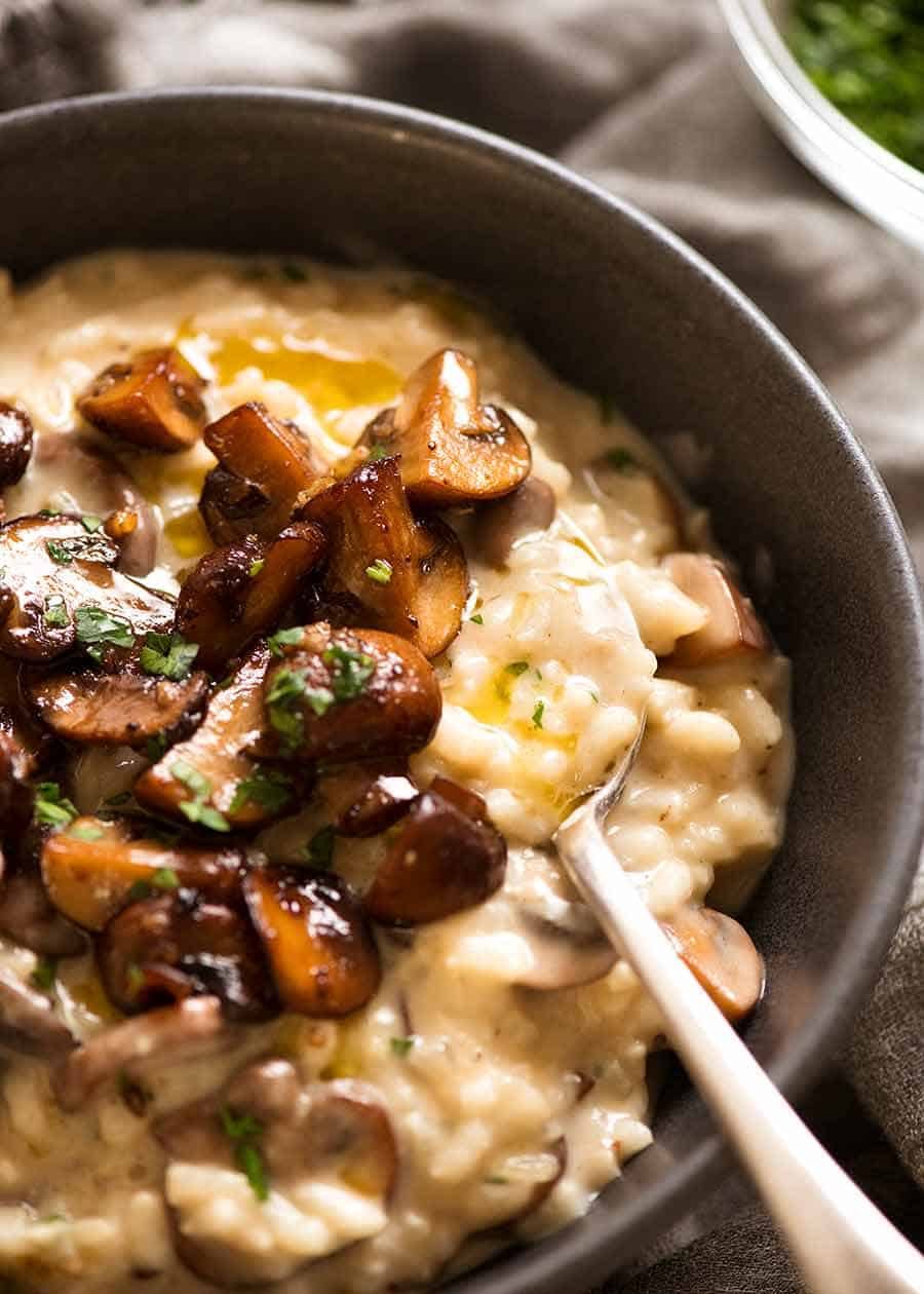 4. Mushroom Risotto
