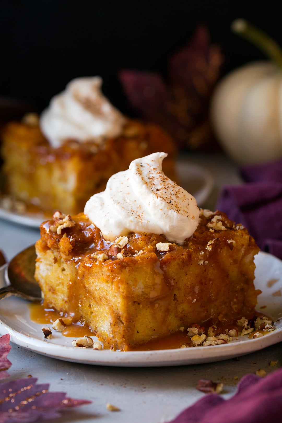 6. Pumpkin Bread Pudding