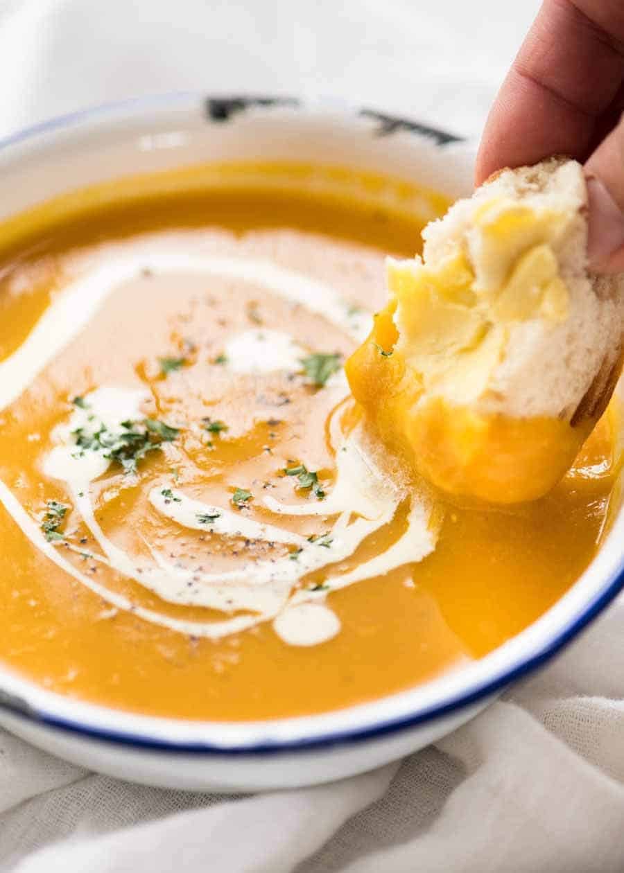 4. Pumpkin Soup – Classic and Easy